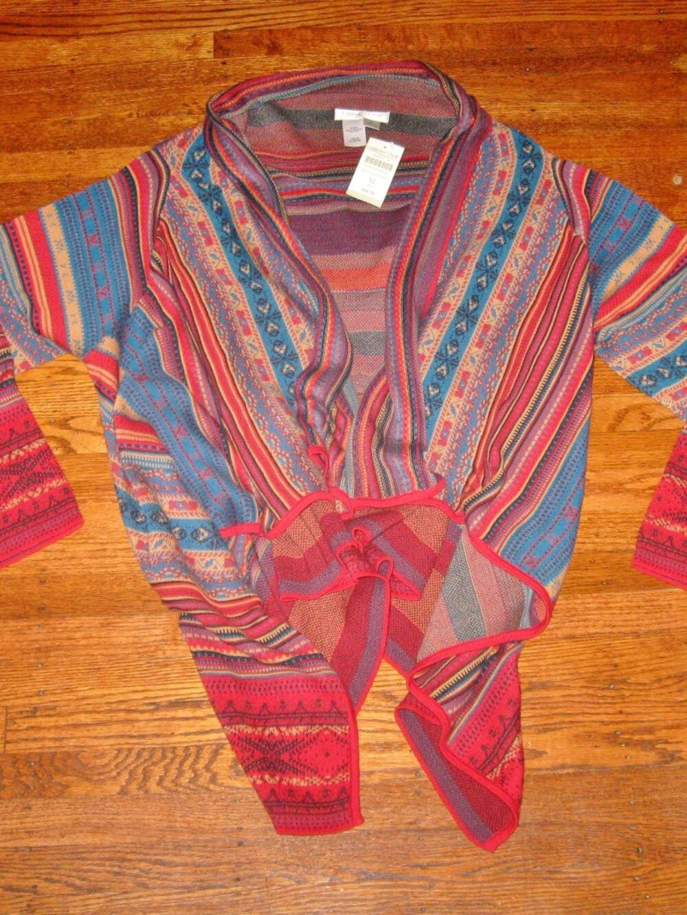 Coldwater Creek Women's Sz X Large Navajo Cascade Cardigan Sweater Southwest